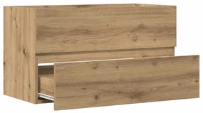 vidaXL Ντουλάπι Μπάνιου Κρεμαστό Παλ. Ξύλο 80x38,5x45 εκ. από Επ. Ξύλο