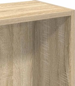 vidaXL Βιβλιοθήκη Sonoma Δρυς 80 x 24 x 75 εκ. από Τεχνητό Ξύλο