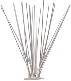 vidaXL Απωθητικές Ακίδες Περιστεριών 5 Σειρών Σετ των 10 5μ Αν.Ατσάλι