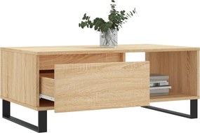 vidaXL Τραπεζάκι Σαλονιού Sonoma Δρυς 90x50x36,5 εκ. Επεξεργασμ. Ξύλο