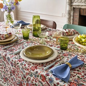 Γυάλινη χρωματιστή καράφα με στριφτή σχεδίαση Jill