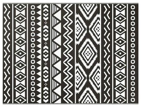 vidaXL Χαλί εξωτερικού χώρου ARAKIL Μαύρο και Λευκό 400 x 300 εκ