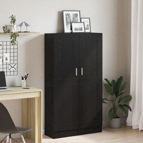 vidaXL Βιβλιοθήκες 2 τμχ Μαύρο Δρυς 165x30,5x150 εκ Επεξεργασμένο ξύλο