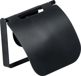 Χαρτοθήκη (13x3x12) Wenko Pavia Black 19901100