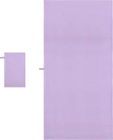 vidaXL Σύνολο πετσέτας αθλητισμού 2 pcs Μοβ ύφασμα