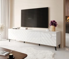 TV stand 200 ABETO mat white/ gloss white DIOMMI CAMA-ABETO-RTV-200-BI/BI