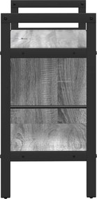 vidaXL Ράφι Βιβλίων 3 επιπέδων 75 x 30 x 58,5 εκ. Επεξεργασμένο Ξύλο