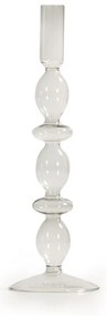 Κηροπήγιο Indila 9x26,5 Natural Nef-Nef Homeware Γυαλί