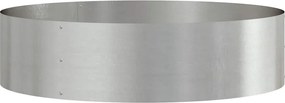 vidaXL Δακτύλιος γλάστρας 5 τμχ. Ασημί 80 x 80 x 20 cm