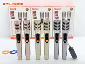 Σετ 2 ασύρματα μικρόφωνα - KMS-903MC - 509038 - Gold
