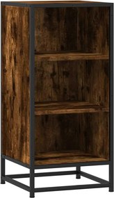 vidaXL Ραφιέρα Καπνιστή Δρυς 35,5x35x76 εκ. Επεξ. Ξύλο + Μέταλλο