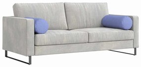 vidaXL Μαξιλάρια Στήριγμα 2 pcs Μπλε τζην Ø 25 x 70 cm ύφασμα