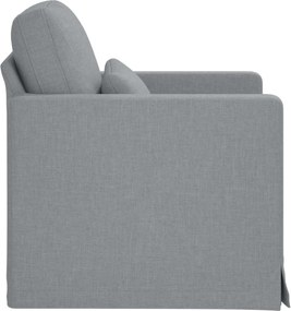 vidaXL Καναπές Ανοιχτό γκρι