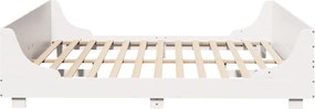 vidaXL Σκελετός Κρεβ. Χωρίς Στρώμα Λευκό 180x200 εκ Μασίφ Πεύκο