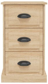 vidaXL Κομοδίνο Sonoma Δρυς 39 x 39 x 67 εκ. από Επεξεργασμένο Ξύλο