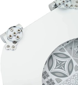 vidaXL Μαλακή κλειστή λεκάνη 2 pcs Μπλε και Λευκό Πορσελάνη