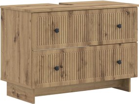vidaXL Σετ Ντουλαπιών Μπάνιου 2 Τεμαχίων EDE Artisan Δρυς