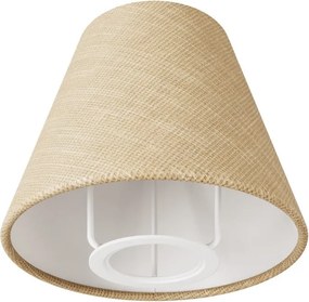 Επιτραπέζιο Πορτατίφ MAG-Y με Αμπαζούρ Impero Mini ⌀14 και Στρογγυλή Βάση Μπρονζέ