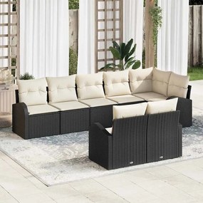 vidaXL Σετ Καναπέ Κήπου 8 pcs συνθετικό ρατάν