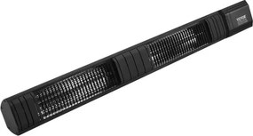 VEVOR Infrared Heater 3000W Electric Space Heater Remote Control 9 Speeds Timer