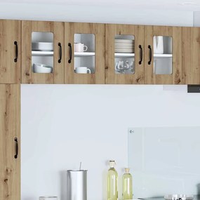 vidaXL Ραφιέρα τοίχου LUCCA 2 pcs Artisan Δρυς 60 x 31 x 40 εκ