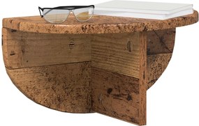 vidaXL Ράφι Τοίχου 2 τμχ. Παλιό ξύλο 38 x 19 x 19 εκ