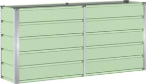 vidaXL Γλάστρα Πράσινο 160 x 40 x 75 εκ. Ατσάλι
