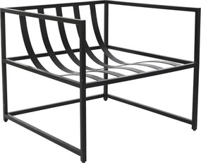 Κάθισμα DKD Home Decor 70 x 75 x 85 cm Μαύρο Μέταλλο Πολύχρωμο