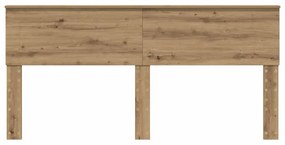 vidaXL Κεφαλάρι με κεφαλάρι Artisan Oak 180 cm Επεξεργασμένο ξύλο