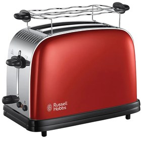 Russell Hobbs 23330-56 Colours Plus Φρυγανιέρα 2 Θέσεων 1670W Κόκκινη