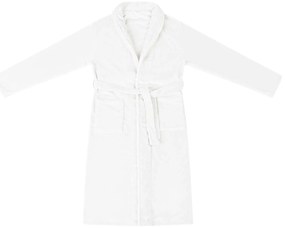 vidaXL Ρόμπα χωρίς Κουκούλα Λευκό m Φανέλα