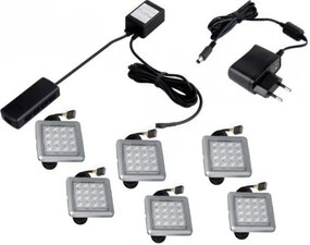 Φωτισμός LED 0006 - White - Σετ 6τμχ