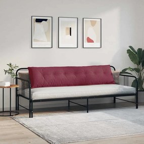 vidaXL Μαξιλάρι Πλάτης Κόκκινο 200 x 19 x 50 εκ ύφασμα