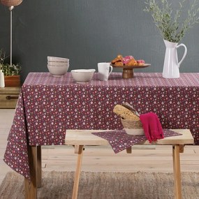 Τραπεζομάντηλο Αλέκιαστο Livingry Berry Nef-Nef 140Χ140 100% Cotton