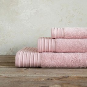 Πετσέτα Feel Fresh Baby Pink Nima Σώματος 90x145cm 100% Βαμβάκι