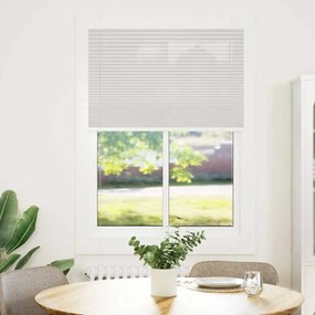 vidaXL Πλισέ περσίδα ανοιχτό γκρι 85x150 cm Πλάτος υφάσματος 84,4 cm