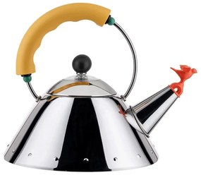 Τσαγιέρα Michael Graves 9093/1 Y 20x20,5cm 1Lt Yellow-Silver Alessi Stainless Steel