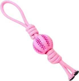 Παιχνίδι σκύλου σχοινί με μπάλα - 35x6cm - 550577