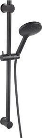 Ferro Phila Black N375BL-B - Βέργα Με Σπιράλ &amp; Τηλέφωνο Ντους