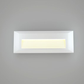 Φωτιστικό τοίχου Mono LED 3W 3CCT Outdoor Wall Lamp White D:22cmx2.8cm (80201720)