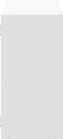 vidaXL Ράφι Τοίχου Λευκό 100x25x50 εκ. από Επεξεργασμένο Ξύλο