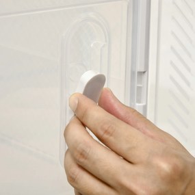 HOMCOM Μοντέρνο Σύστημα Ραφιών με 18 Θήκες, Σύστημα Κουτιών, 25 cm x 35 cm x 19 cm, Διαφανές