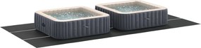 vidaXL Εδαφοκάλυψη Πισίνας 750 x 372 x 0,1 εκ Ορθογώνιος Μαύρο