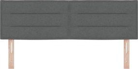 vidaXL Κεφαλάρι Σκούρο Γκρι 144 cm ύφασμα