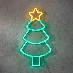 Χριστουγεννιάτικο Δεντράκι Με Led 90 Neon Led Φωτάκια (20x36) Edelman 1167144