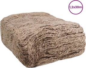 vidaXL Στρώμα Αντιστήριξης από Γιούτα Φυσικό 1,2 x 30 μ