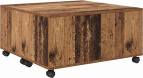 vidaXL Τραπεζάκι σαλονιού Παλιό ξύλο 75 x 75 x 38 cm