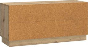 vidaXL Ντουλάπι TV Artisan Δρυς 102 x 34,5 x 47 εκ Επεξεργασμένο Ξύλο