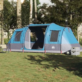 VidaXL Σκηνή Κάμπινγκ Τούνελ 4 Ατόμων Αδιάβροχη Μπλε
