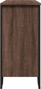 vidaXL Ντουλάπι Καφέ Δρυς 101x35,5x74,5 εκ. Επεξεργασμένο Ξύλο